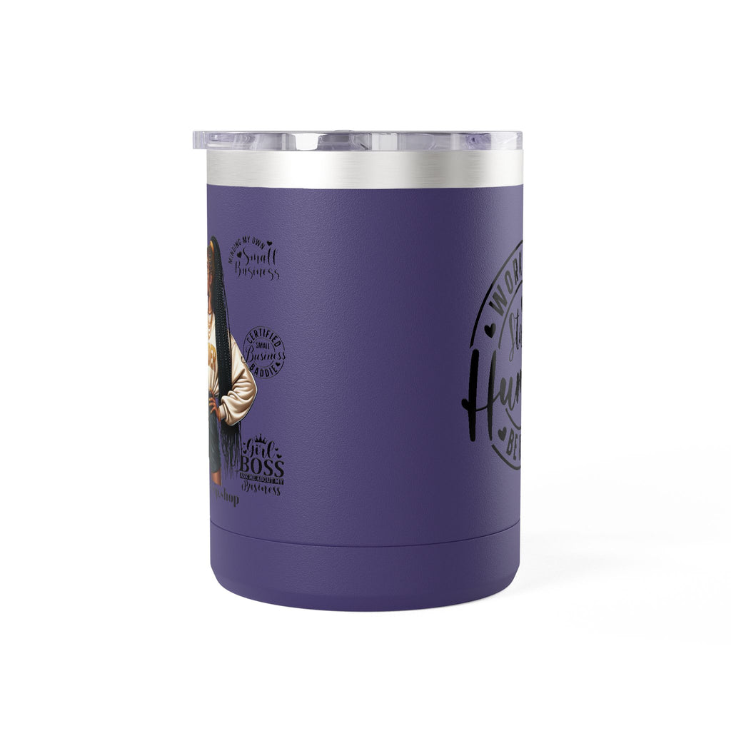 Work Hard Inspirational Coffee Mug Tumbler - Motivational Drinkware for Daily Inspiration.