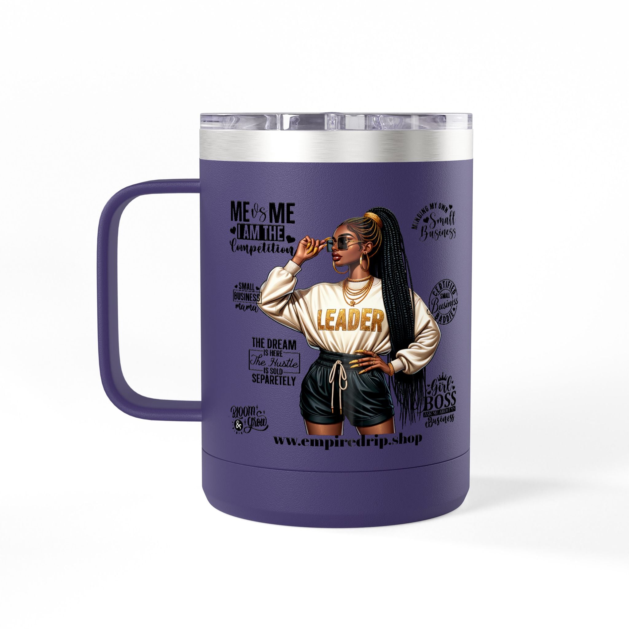 Work Hard Inspirational Coffee Mug Tumbler - Motivational Drinkware for Daily Inspiration.