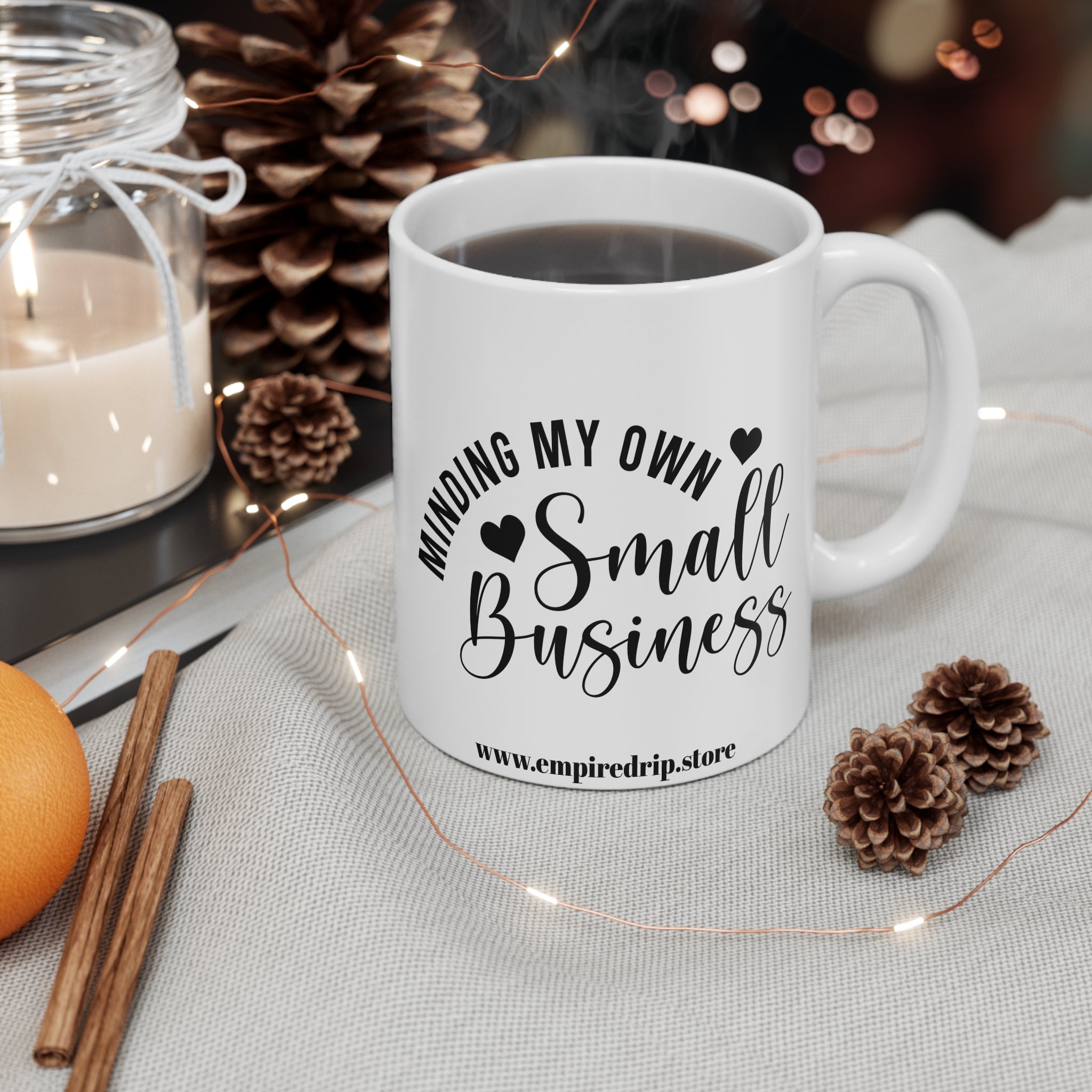 Elegant Boss Mug, Office Coffee Cup, Corporate Gift, Motivational Mug, Empowerment Drinkware.