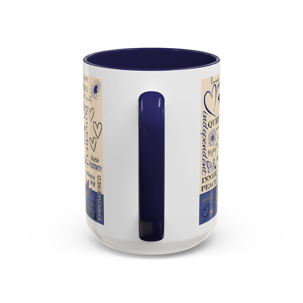 Empowering Accent Coffee Mug - Inspiring Quote Motivation and Self-Love, Perfect Gift for Holidays & Celebrations.