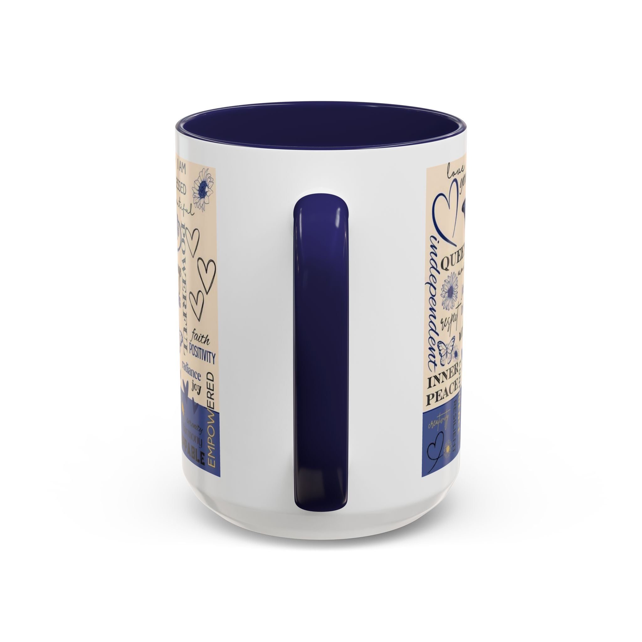 Empowering Accent Coffee Mug - Inspiring Quote Motivation and Self-Love, Perfect Gift for Holidays & Celebrations.