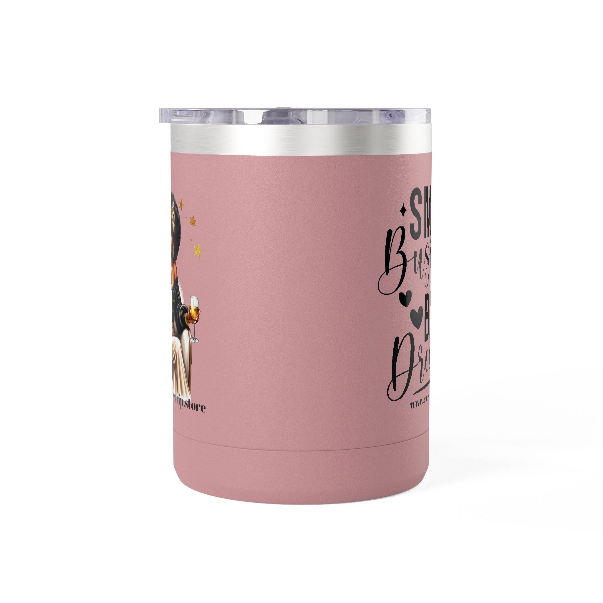 Inspirational Coffee Mug Tumbler, Small Business Big Dreams.