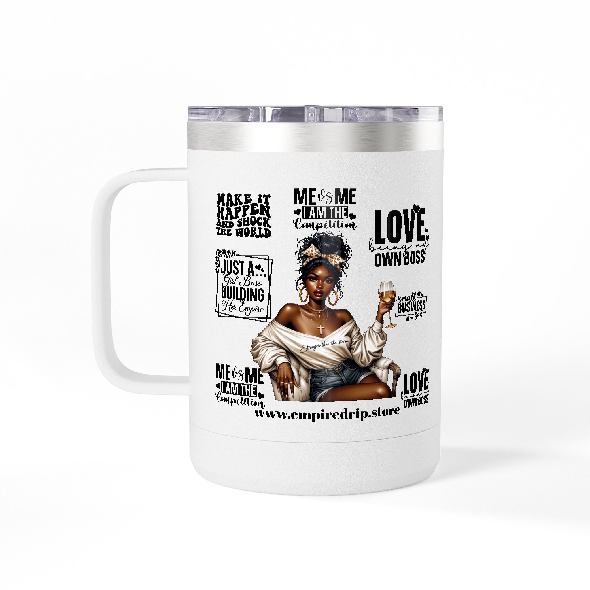 Stronger Then The Storm The Dream Is Here -Themed Coffee Mug Tumbler, 15oz - Perfect Gift.