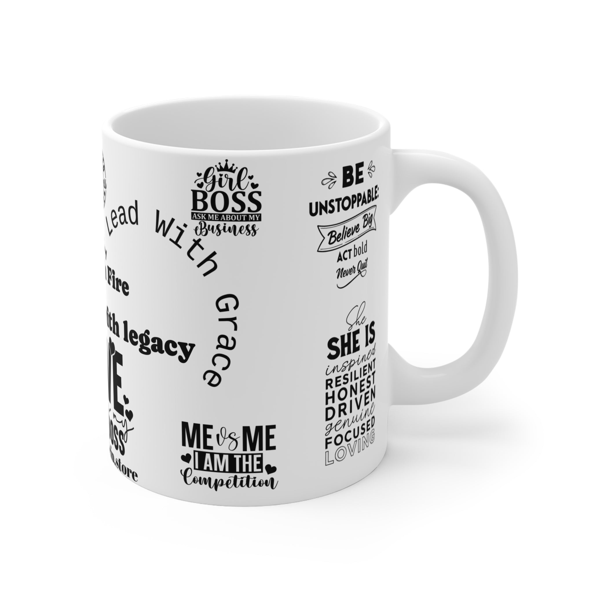 Empowerment Mug - Inspirational Quotes for Boss Babes | Coffee Cup for Entrepreneurs, Motivational Gift, Women in Business.