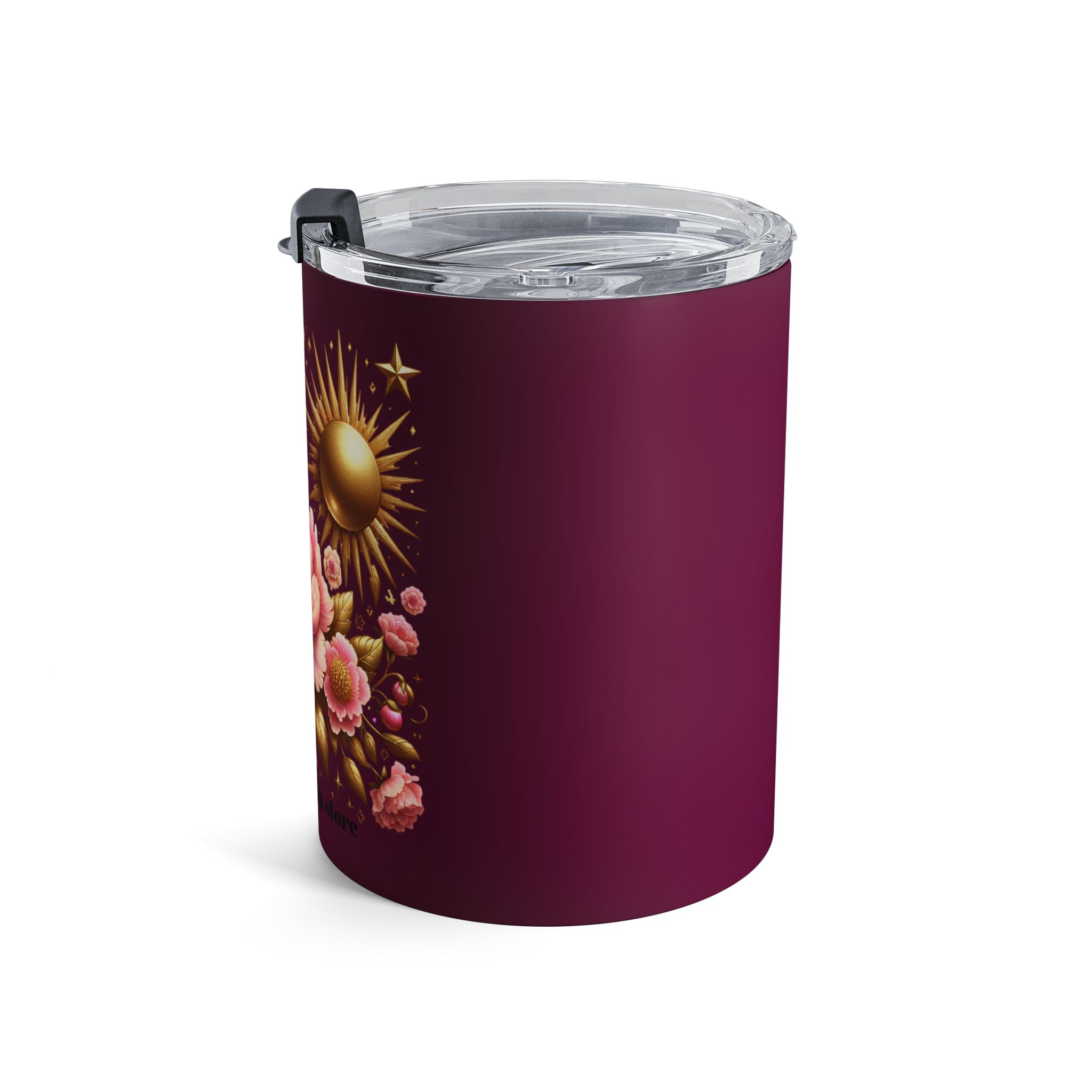 Floral Inspirational Tumbler, Create Your Own Sunshine, Motivational Mug.