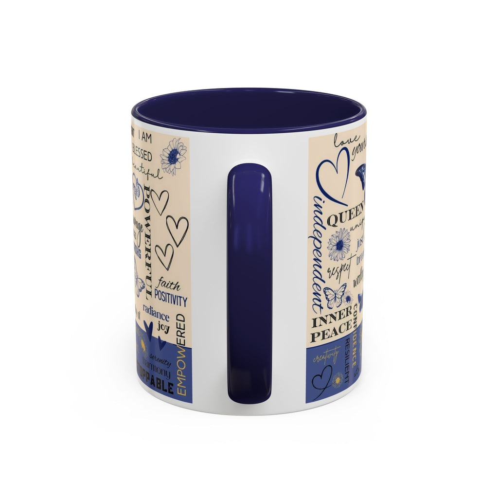 Empowering Accent Coffee Mug - Inspiring Quote Motivation and Self-Love, Perfect Gift for Holidays & Celebrations.