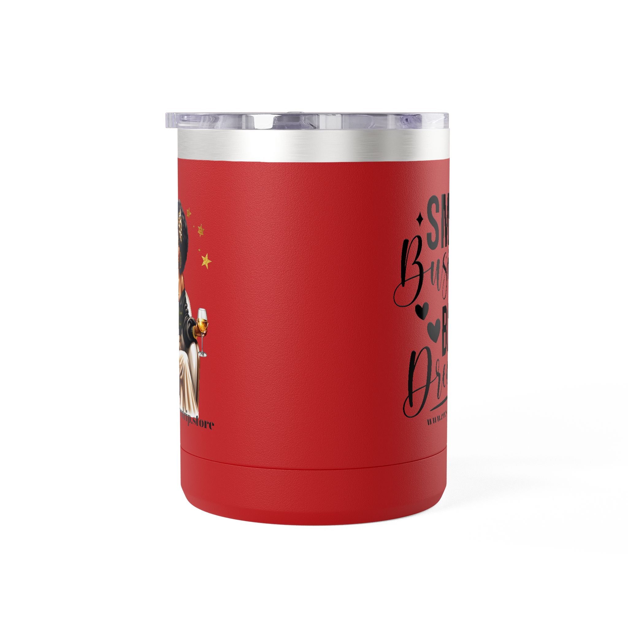 Inspirational Coffee Mug Tumbler, Small Business Big Dreams.