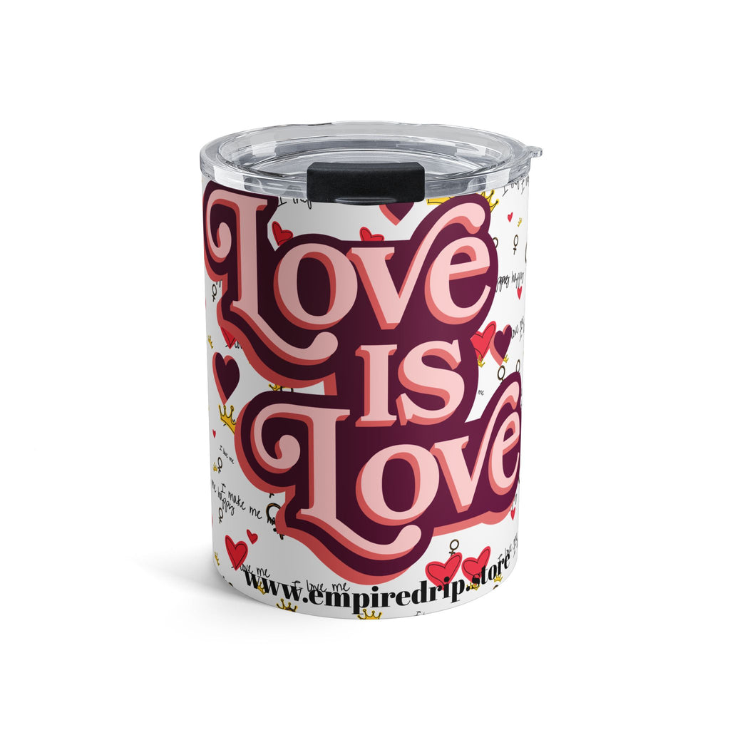Love is Love Tumbler | 10oz LGBTQ+ Drinkware, Cute Gifts.