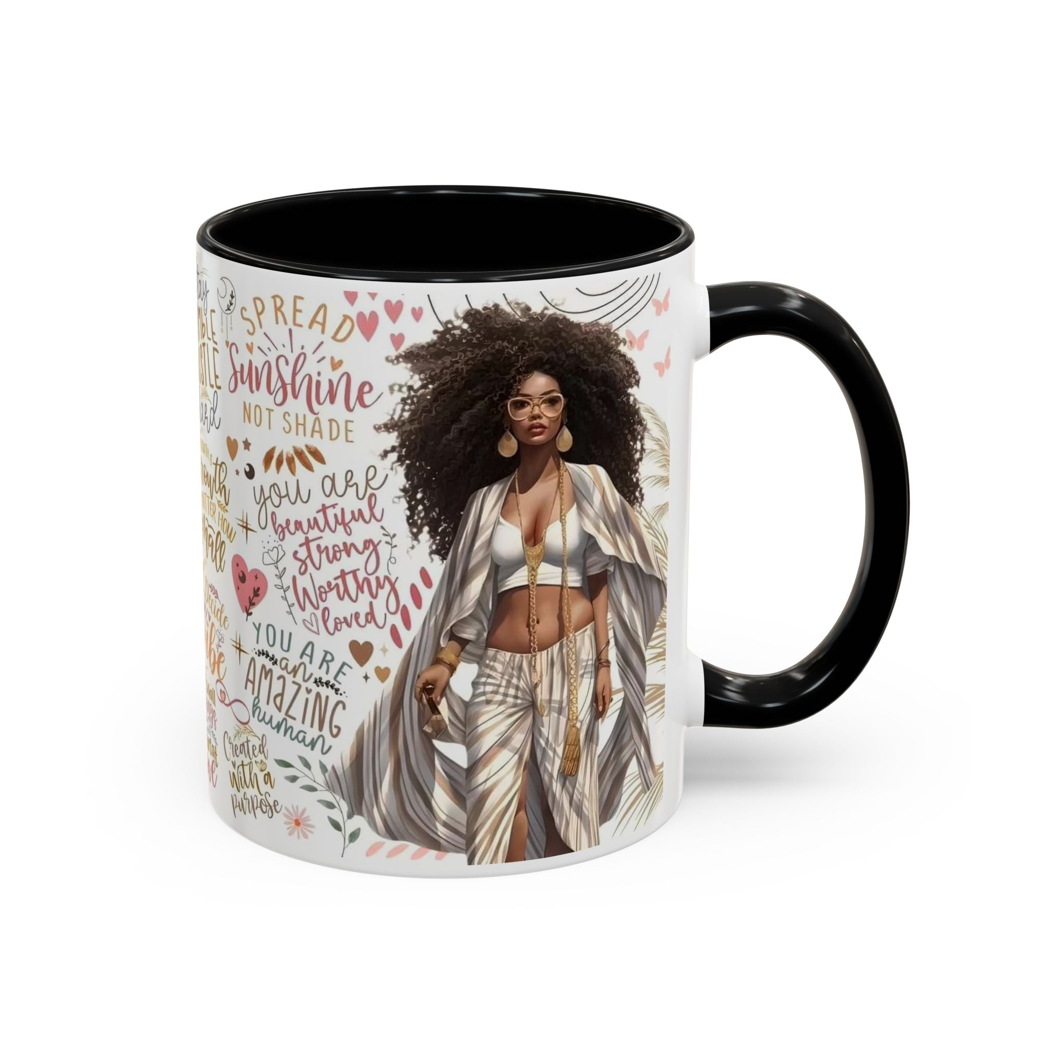 Inspirational Coffee Mug for Self-Love & Positivity - Perfect Gift for Friends, Motivational Mug, Affirmation Cup, Daily Inspiration.