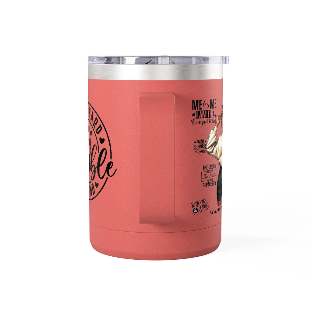 Work Hard Inspirational Coffee Mug Tumbler - Motivational Drinkware for Daily Inspiration.