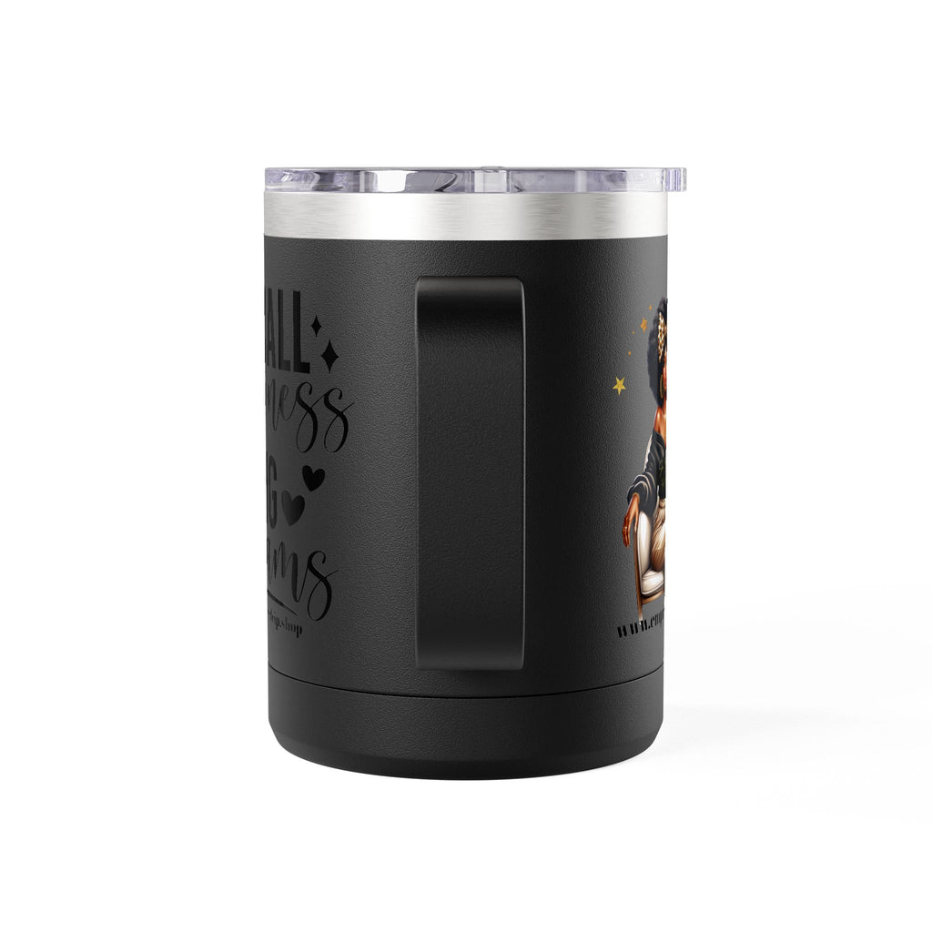 Inspirational Coffee Mug Tumbler, Small Business Big Dreams.