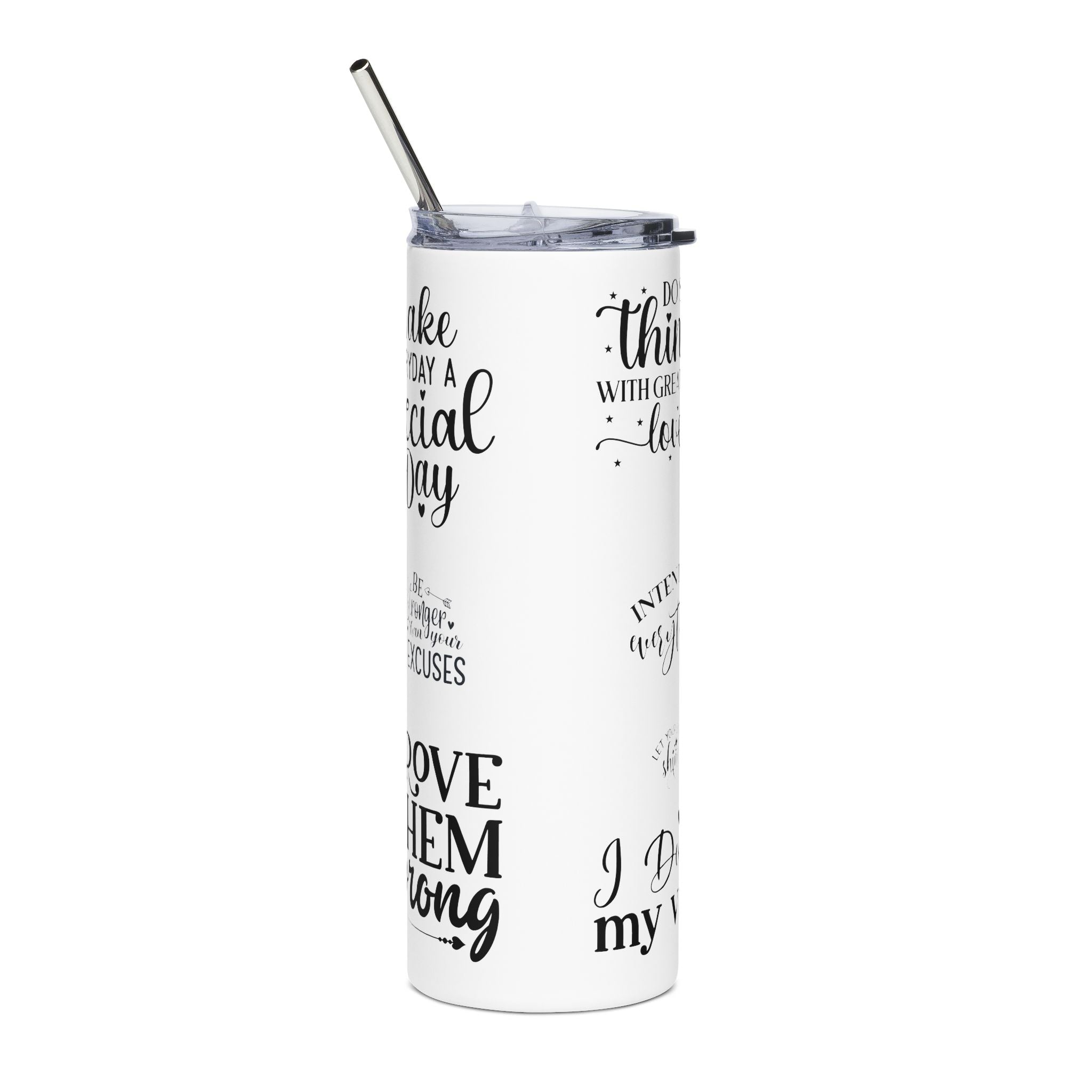 Empowered Woman Tumbler, Motivational Travel Mug, Inspirational Gift, Office Drinkware, Self-Care Accessories.
