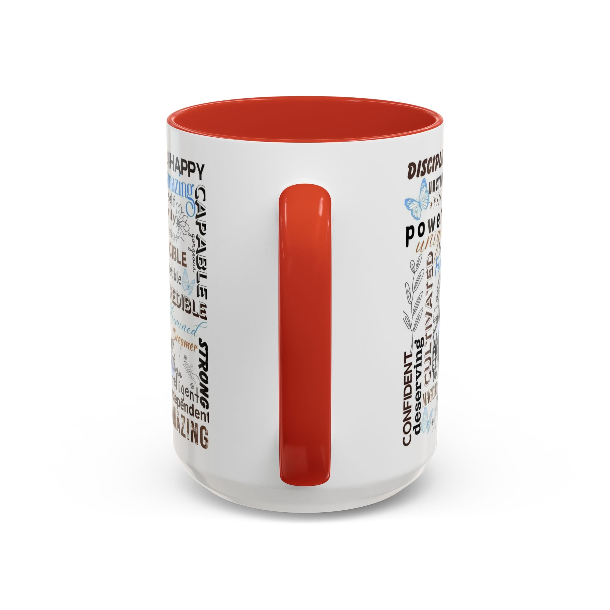 Empowering Affirmation Multi Color Coffee Mug, Motivational Drinkware, Self-Love Gift, Inspirational Kitchen Decor, Positive Vibes