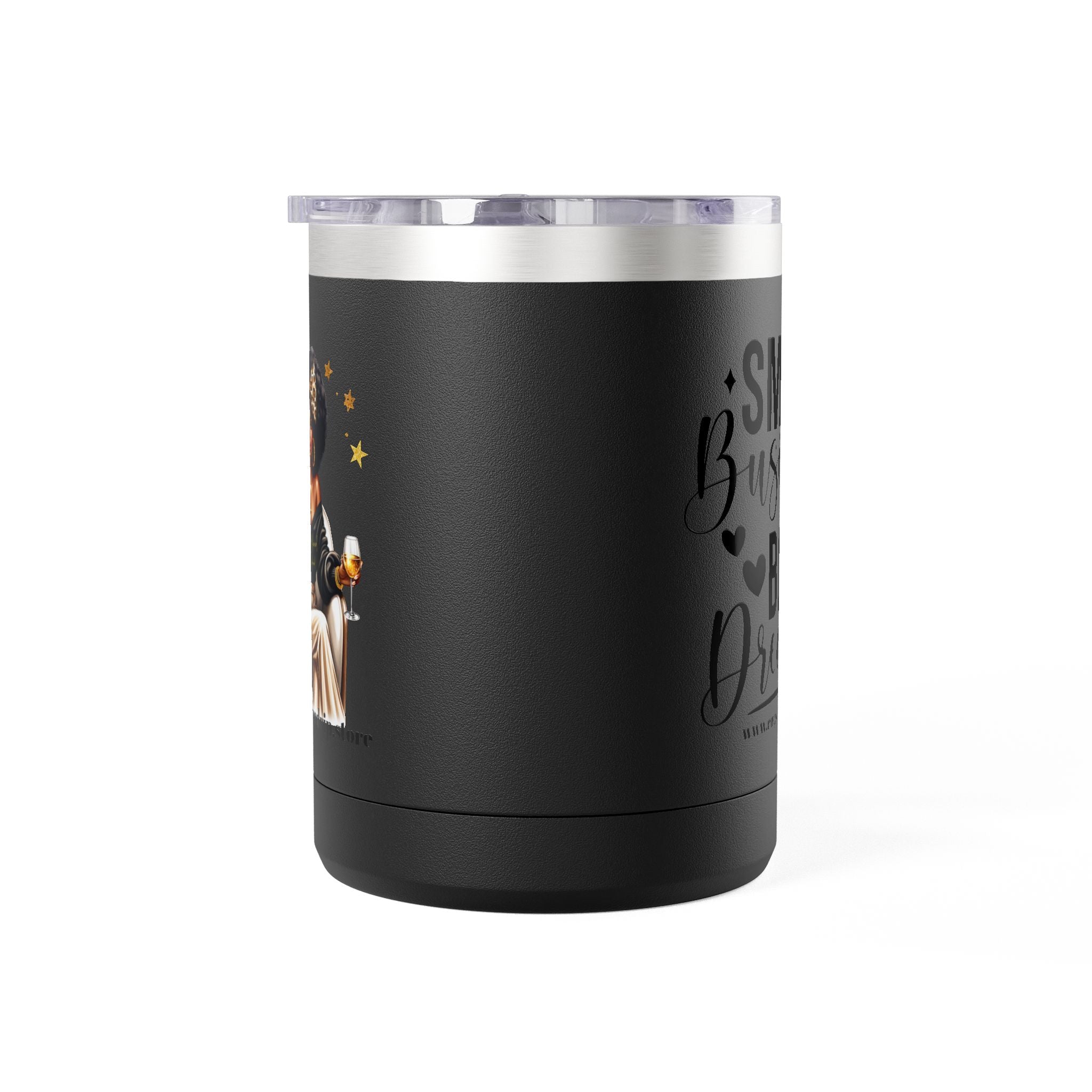 Inspirational Coffee Mug Tumbler, Small Business Big Dreams.