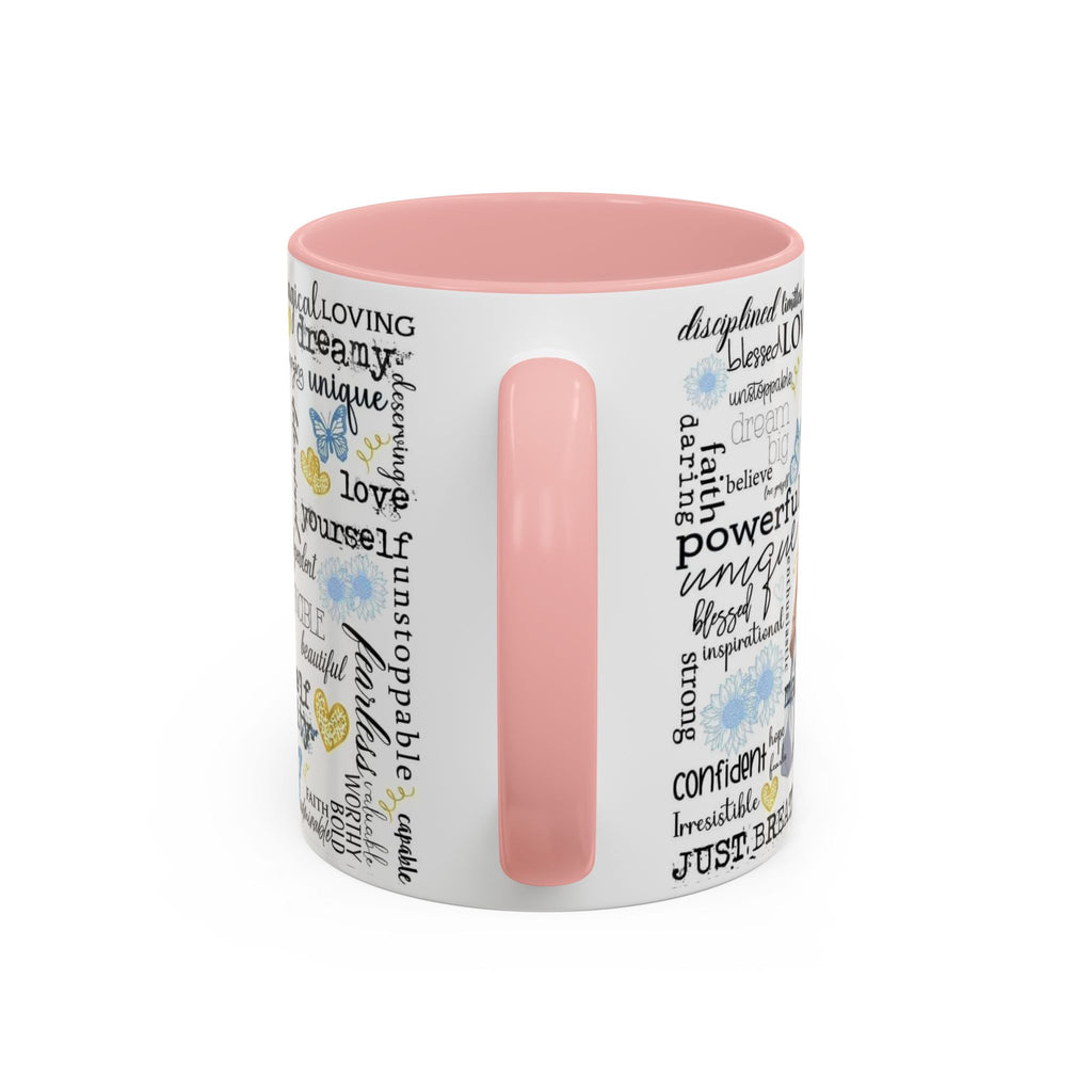 Empowering Inspirational Coffee Mug, Motivational Gift for Women, Unique Tea Cup, Affirmation Drinkware, Positive Vibes Mug