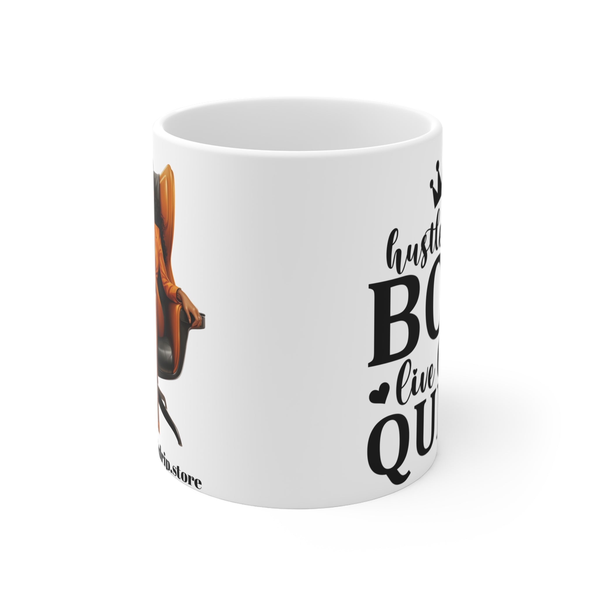Boss Lady Coffee Mug - Empowerment, Office Decor, Gift for Women, Inspirational Quotes.