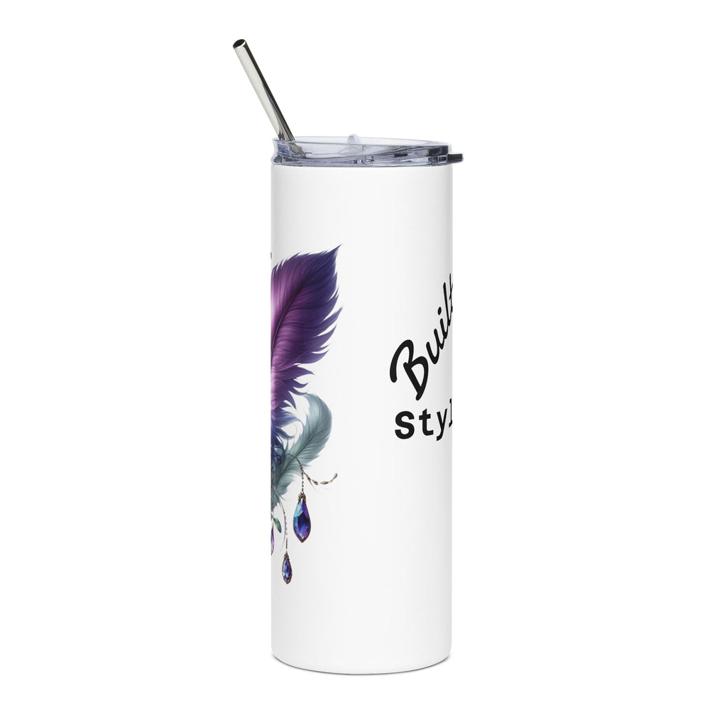 “Built to Inspire. Styled to Reign.” Stainless Steel Tumbler, 20oz.