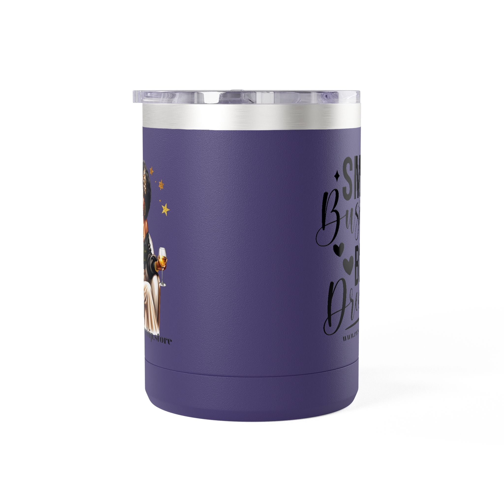 Inspirational Coffee Mug Tumbler, Small Business Big Dreams.