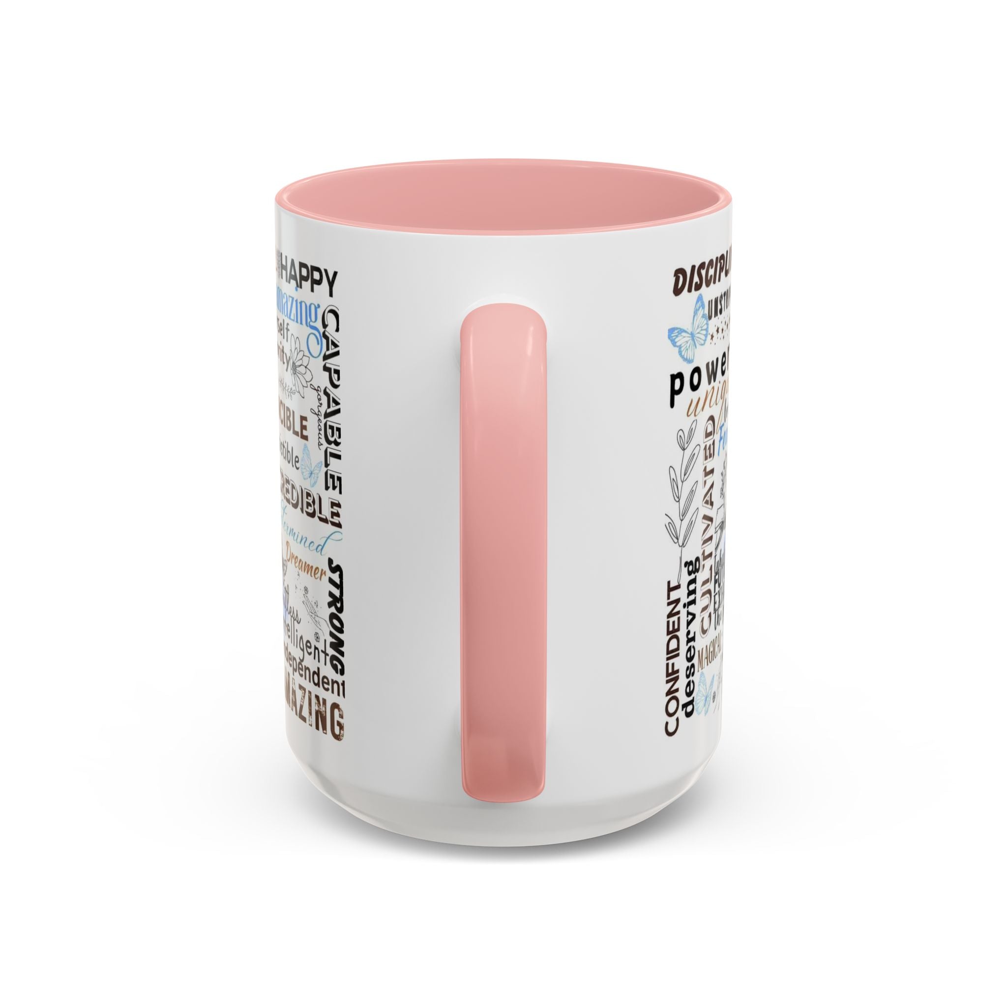 Empowering Affirmation Multi Color Coffee Mug, Motivational Drinkware, Self-Love Gift, Inspirational Kitchen Decor, Positive Vibes