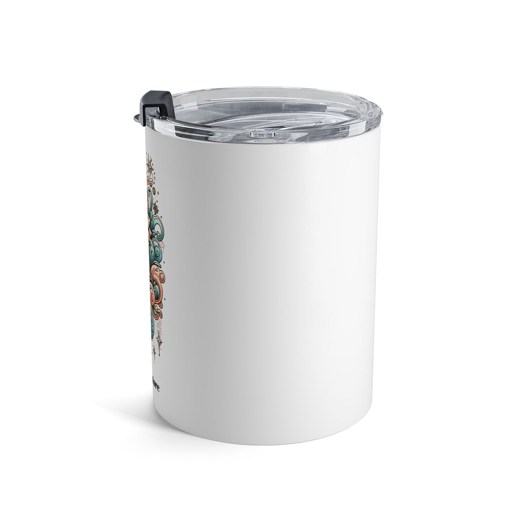 Dream Big Tumbler - Boho Floral Design, Inspirational Drinkware, Motivational Gift.