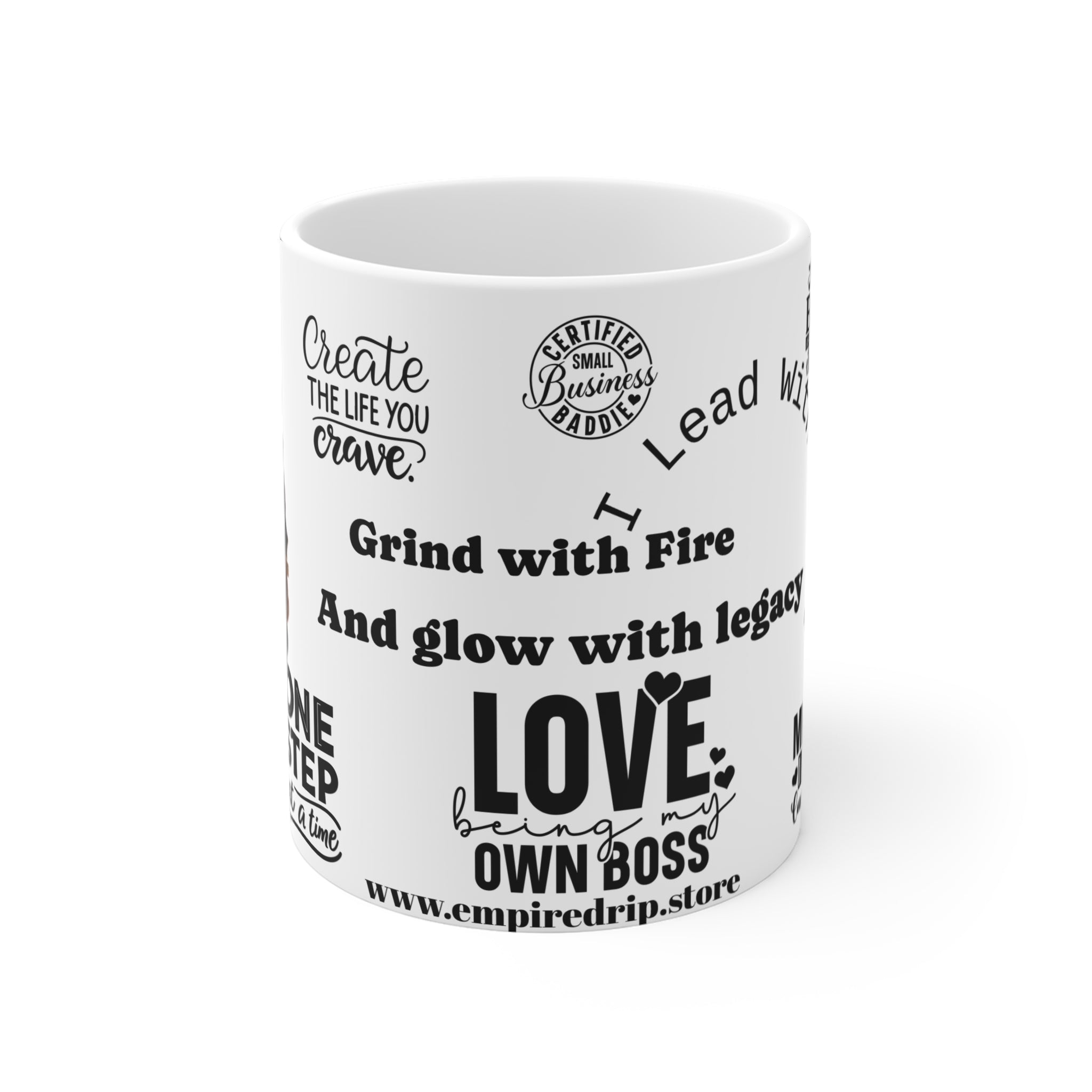 Empowerment Mug - Inspirational Quotes for Boss Babes | Coffee Cup for Entrepreneurs, Motivational Gift, Women in Business.