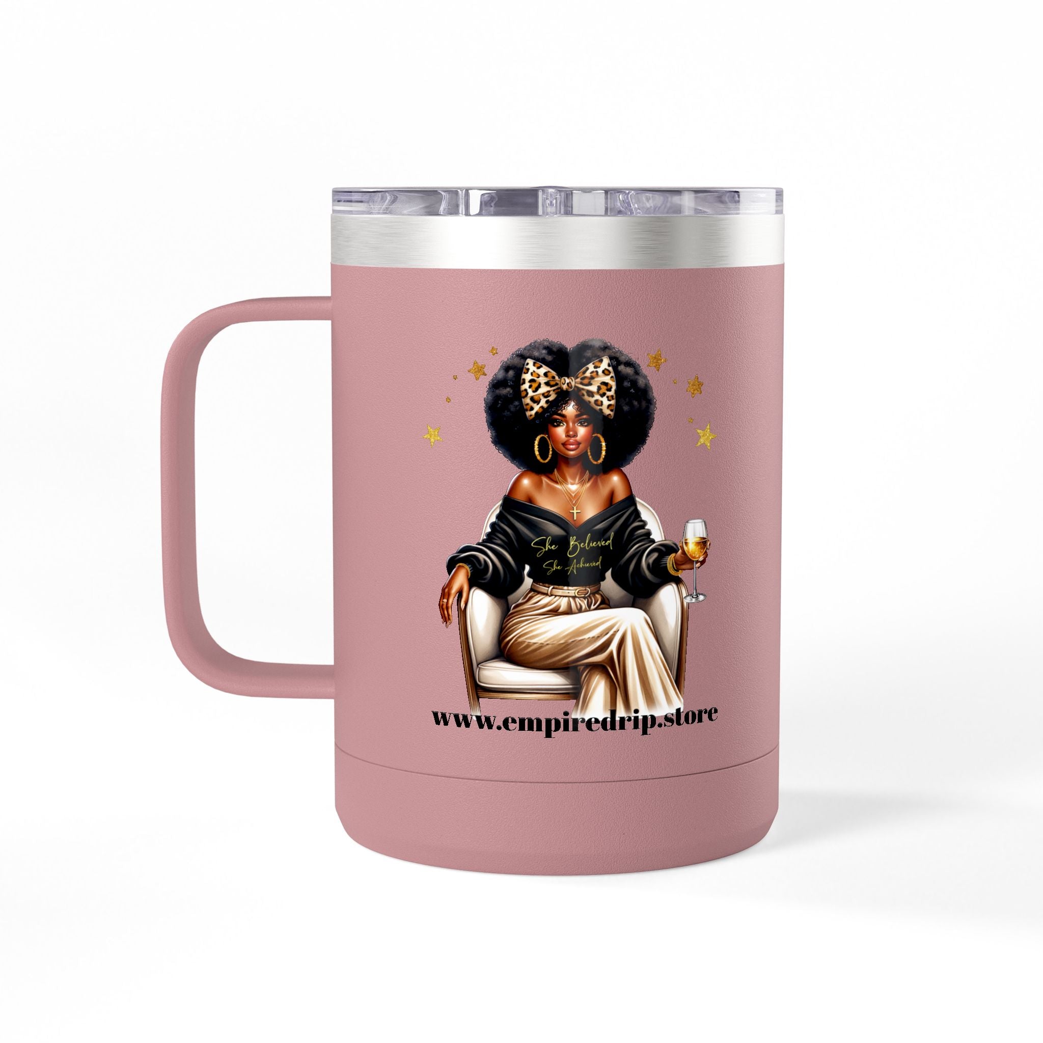 Inspirational Coffee Mug Tumbler, Small Business Big Dreams