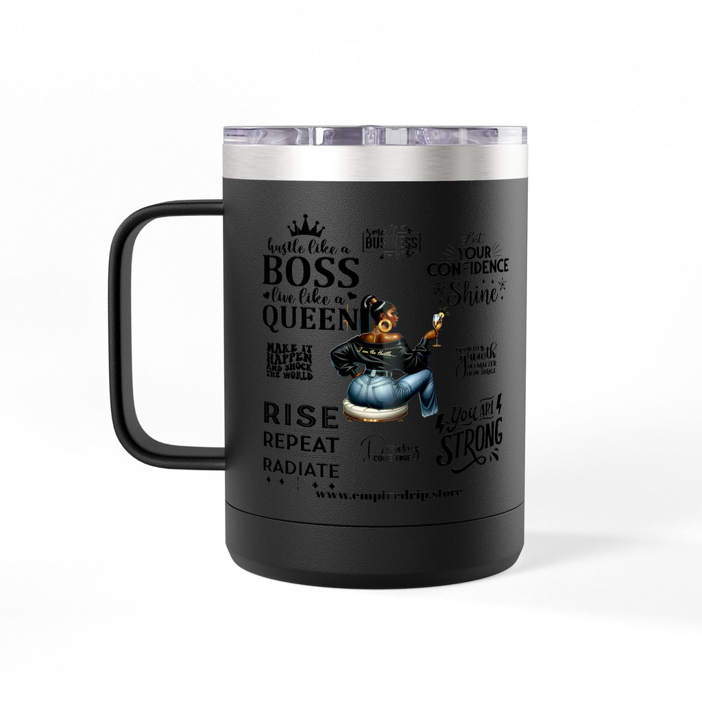 Self Made Self Paid Coffee Tumbler | Stylish Motivational Mug for Entrepreneurs | Perfect Gift for Bosses and Go-Getters.