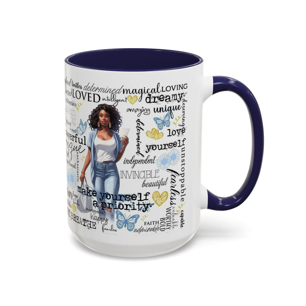 Empowering Inspirational Coffee Mug, Motivational Gift for Women, Unique Tea Cup, Affirmation Drinkware, Positive Vibes Mug