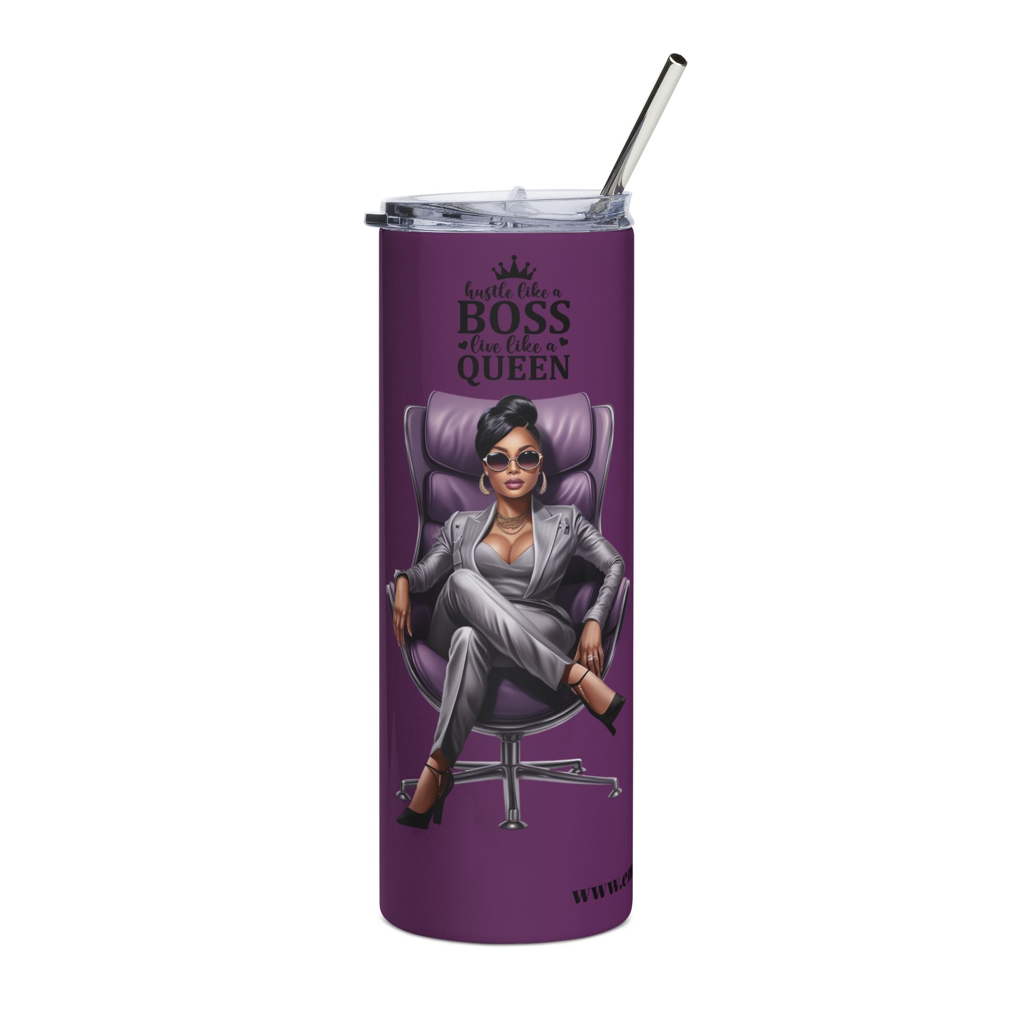 “She’s not just a vibe—she’s the blueprint.”  Stainless Steel Tumbler.