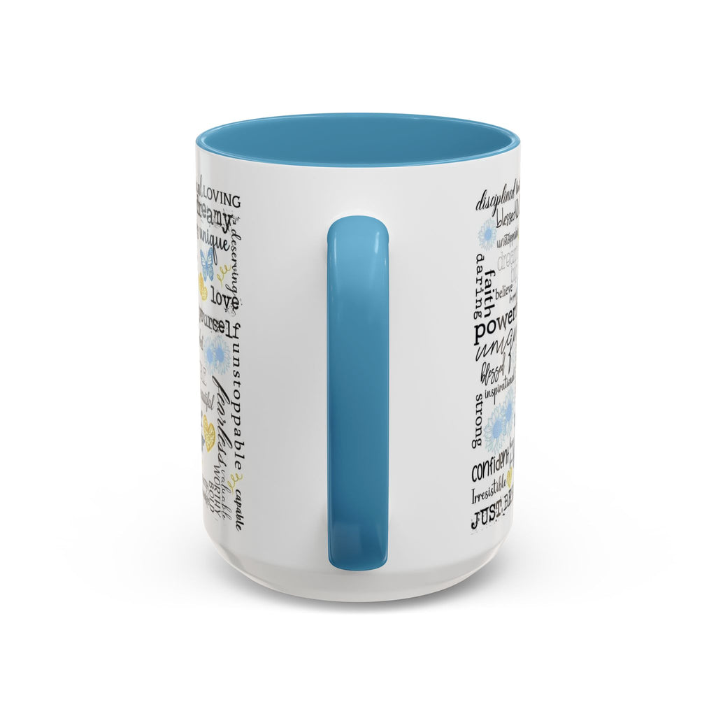 Empowering Inspirational Coffee Mug, Motivational Gift for Women, Unique Tea Cup, Affirmation Drinkware, Positive Vibes Mug