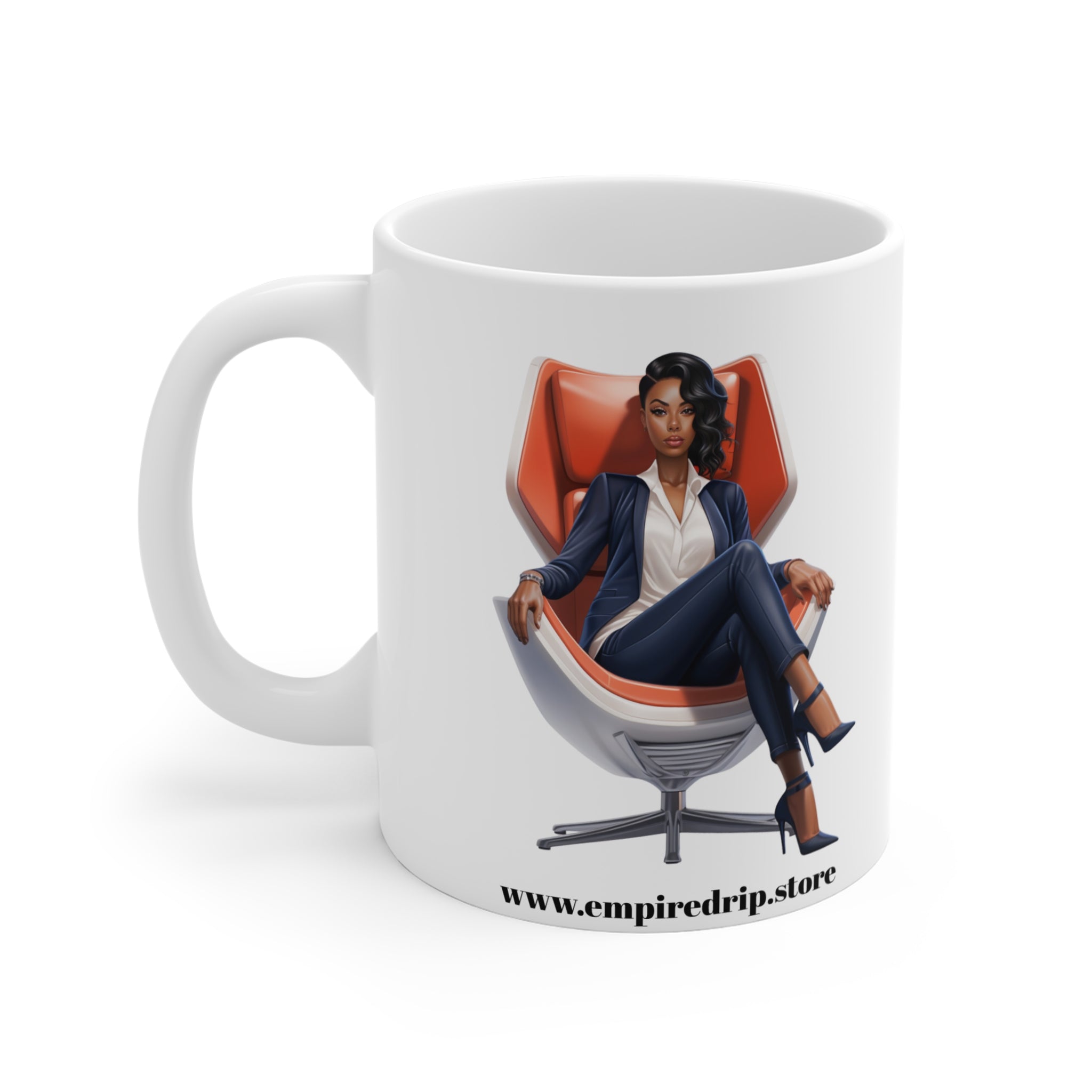 Empowerment Mug, Stylish Coffee Cup, Inspirational Drinkware, Office Motivational Gift, Unique Gift for Women.