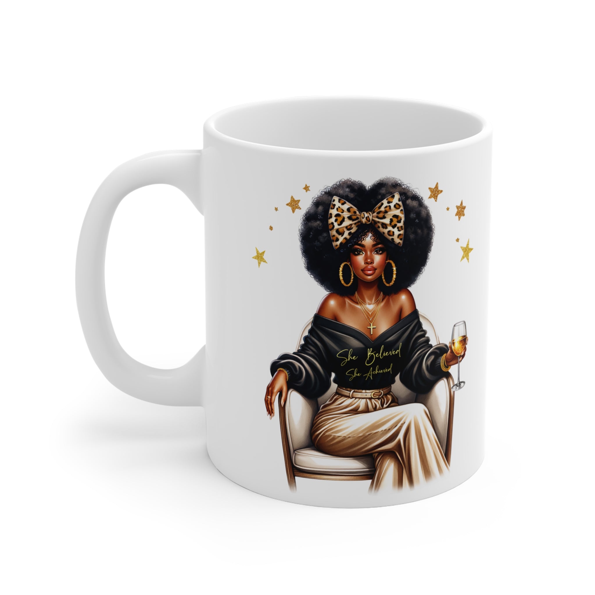 Just Getting Started Mug, Boss Lady Magic, Inspirational Coffee Cup.