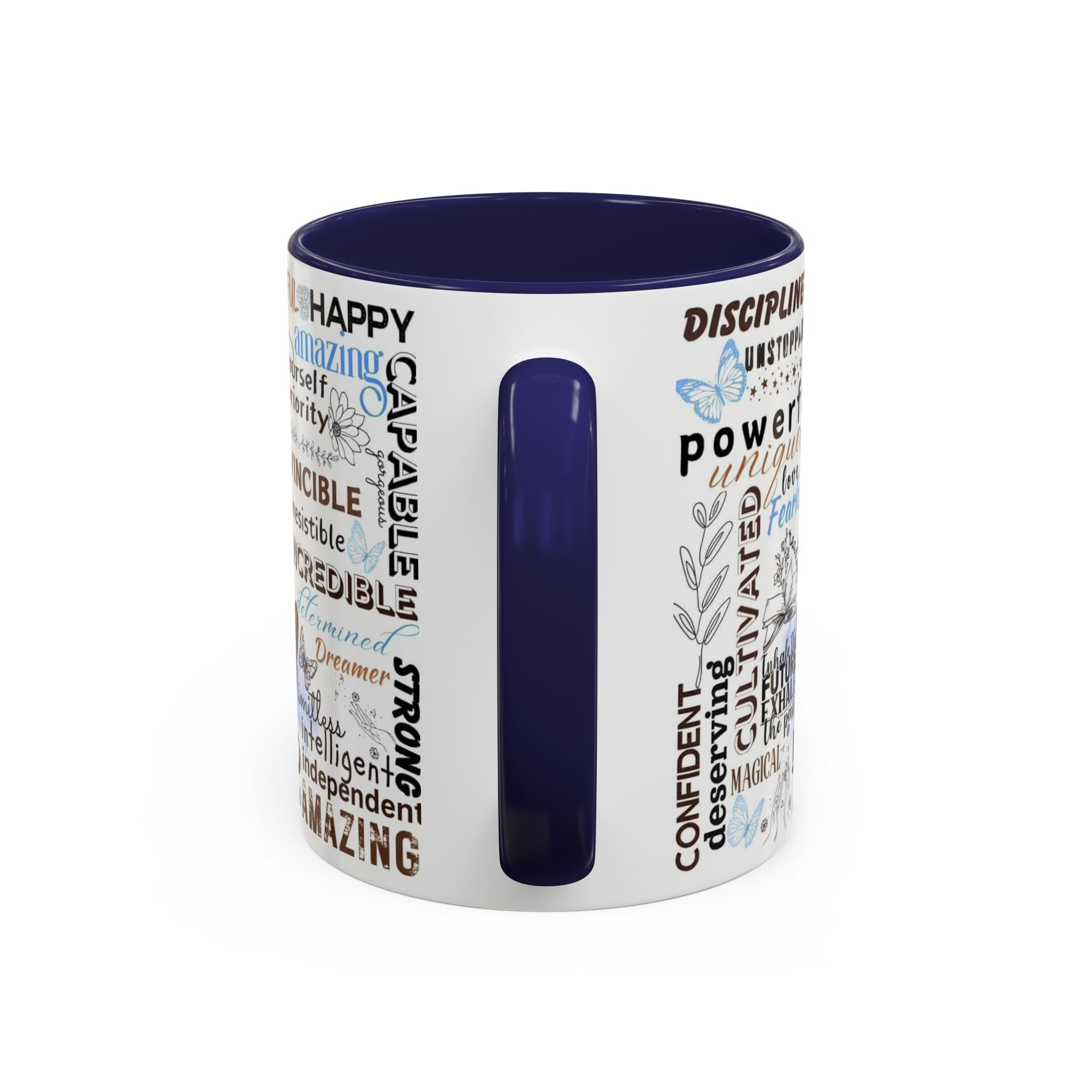Empowering Affirmation Multi Color Coffee Mug, Motivational Drinkware, Self-Love Gift, Inspirational Kitchen Decor, Positive Vibes.