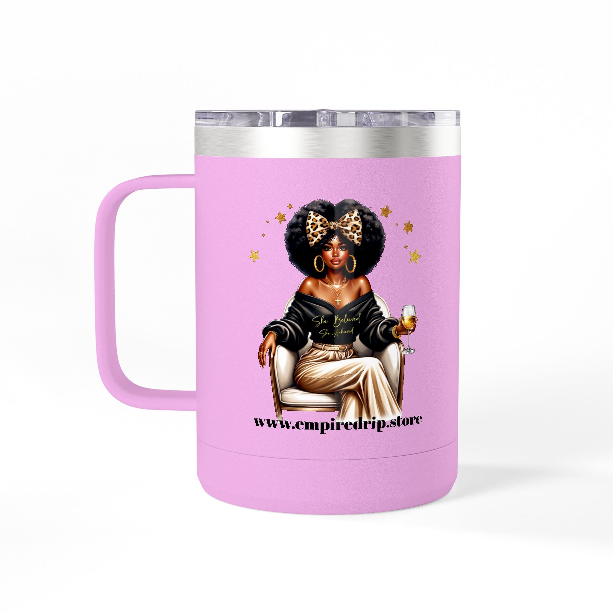 Inspirational Coffee Mug Tumbler, Small Business Big Dreams