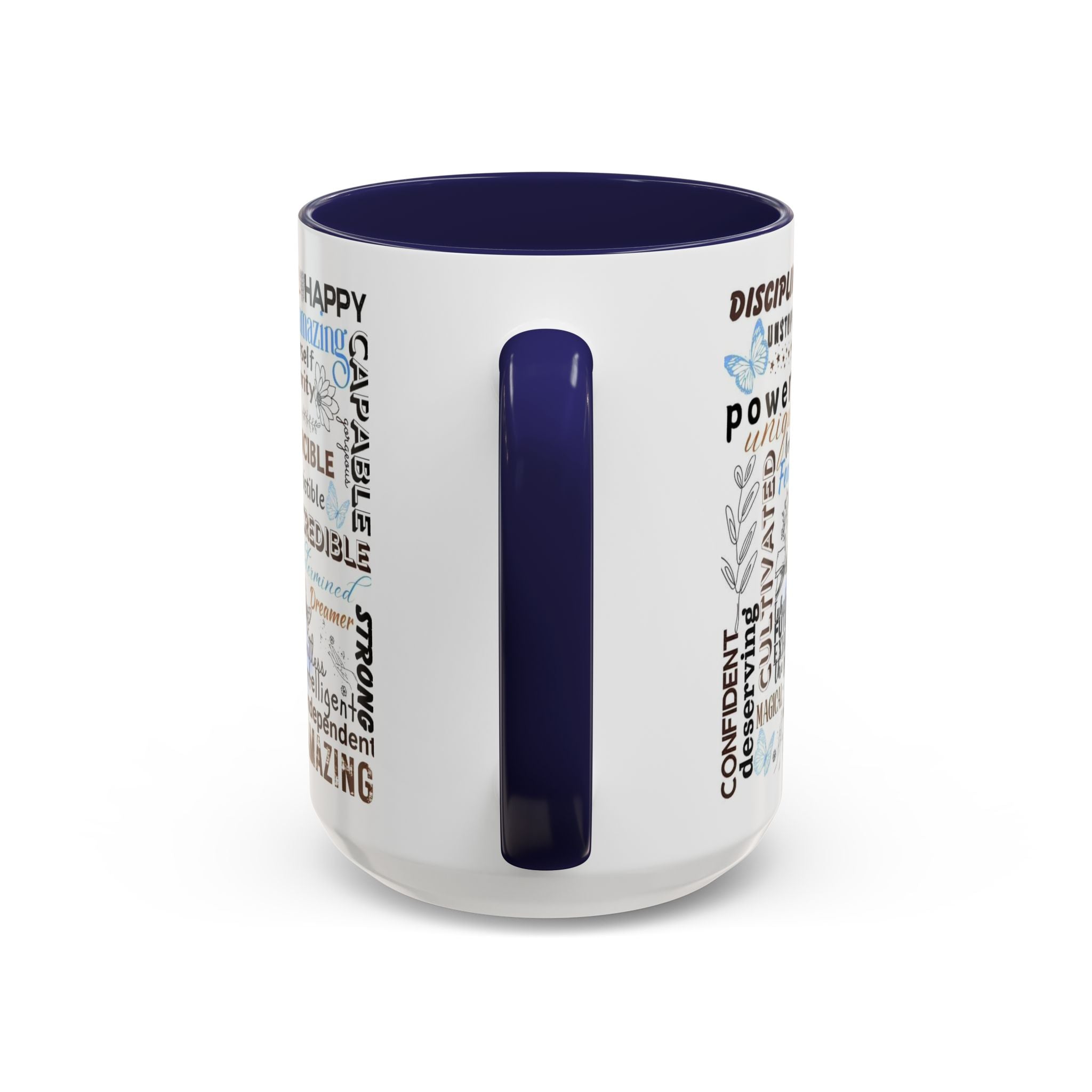Empowering Affirmation Multi Color Coffee Mug, Motivational Drinkware, Self-Love Gift, Inspirational Kitchen Decor, Positive Vibes