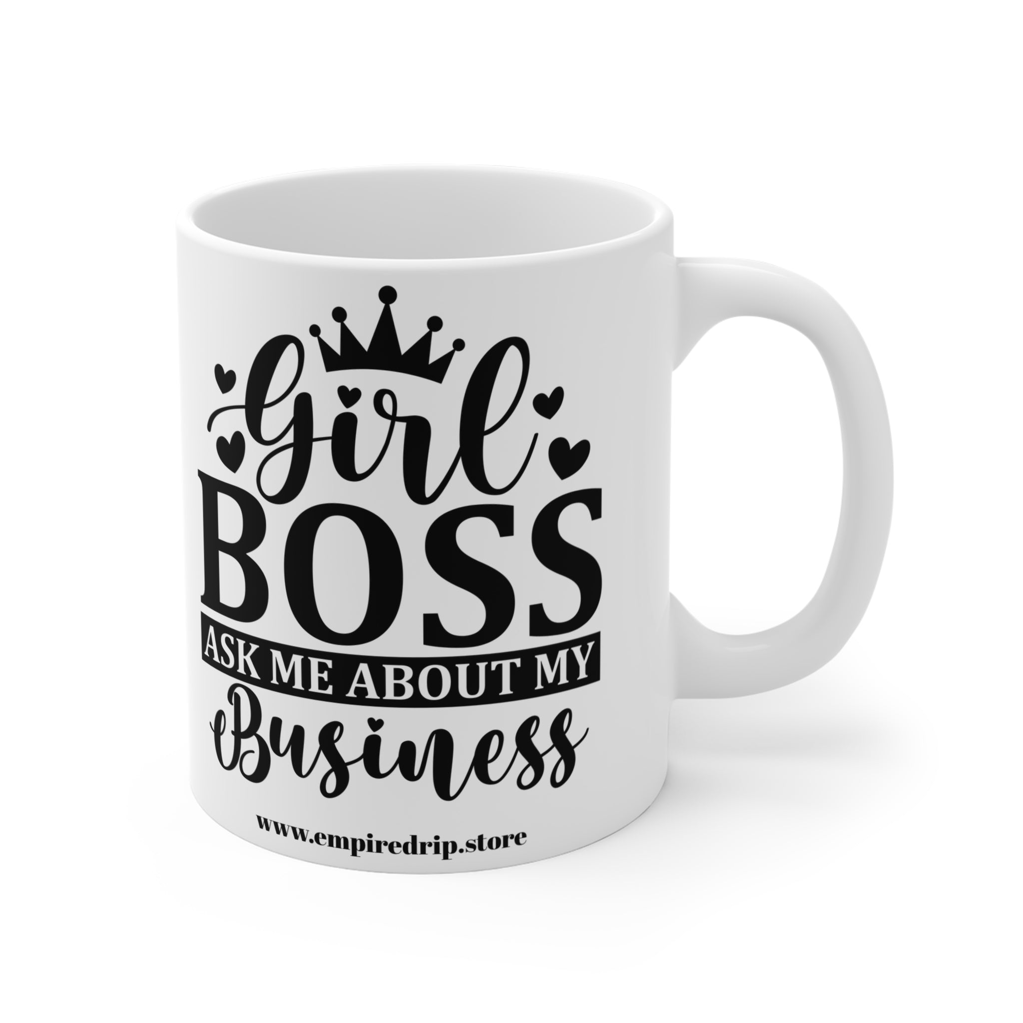 Boss Lady Mug - Empowering Coffee Cup, Office Gift, Motivational Tea Mug, Unique Gift for Her, Stylish Home Decor.