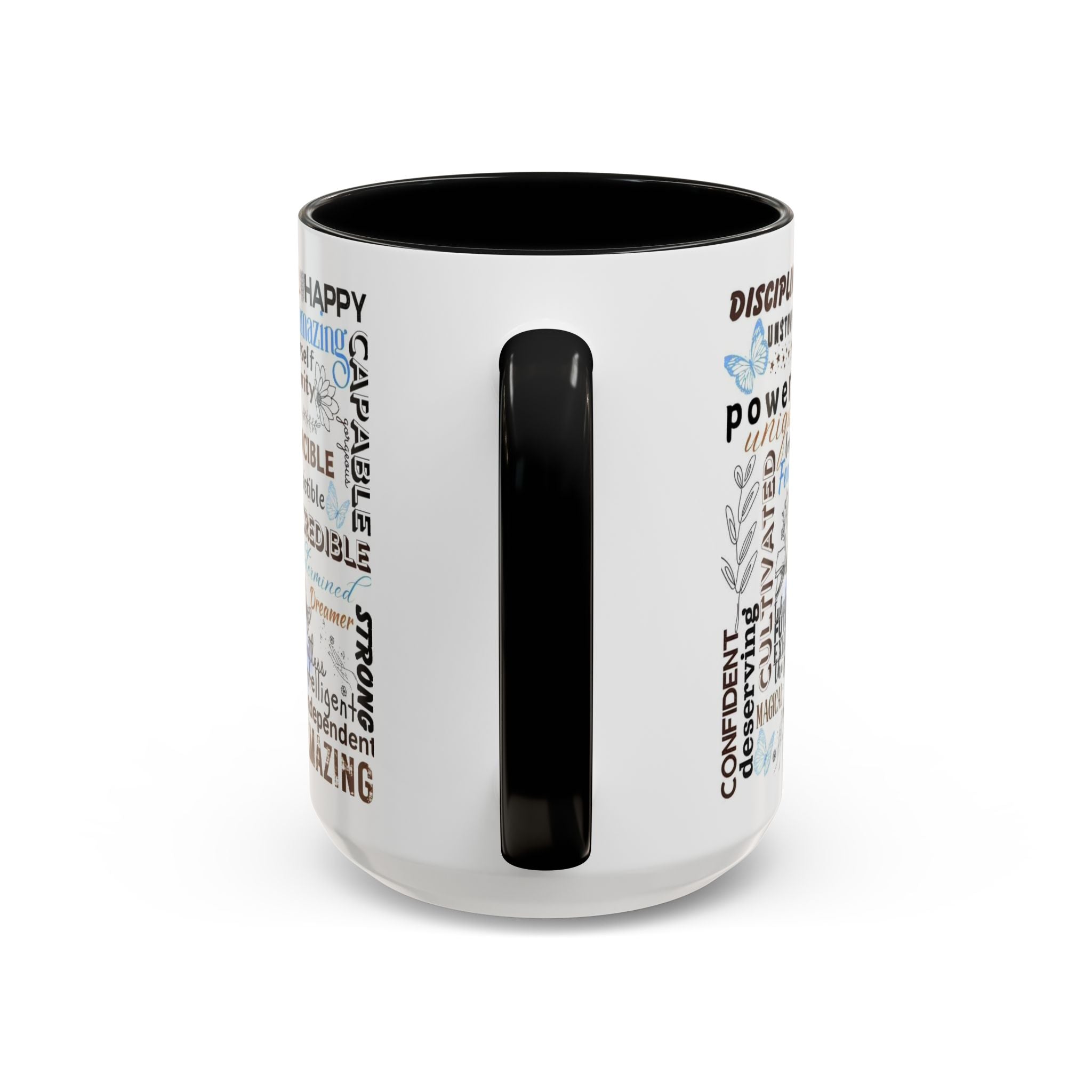 Empowering Affirmation Multi Color Coffee Mug, Motivational Drinkware, Self-Love Gift, Inspirational Kitchen Decor, Positive Vibes