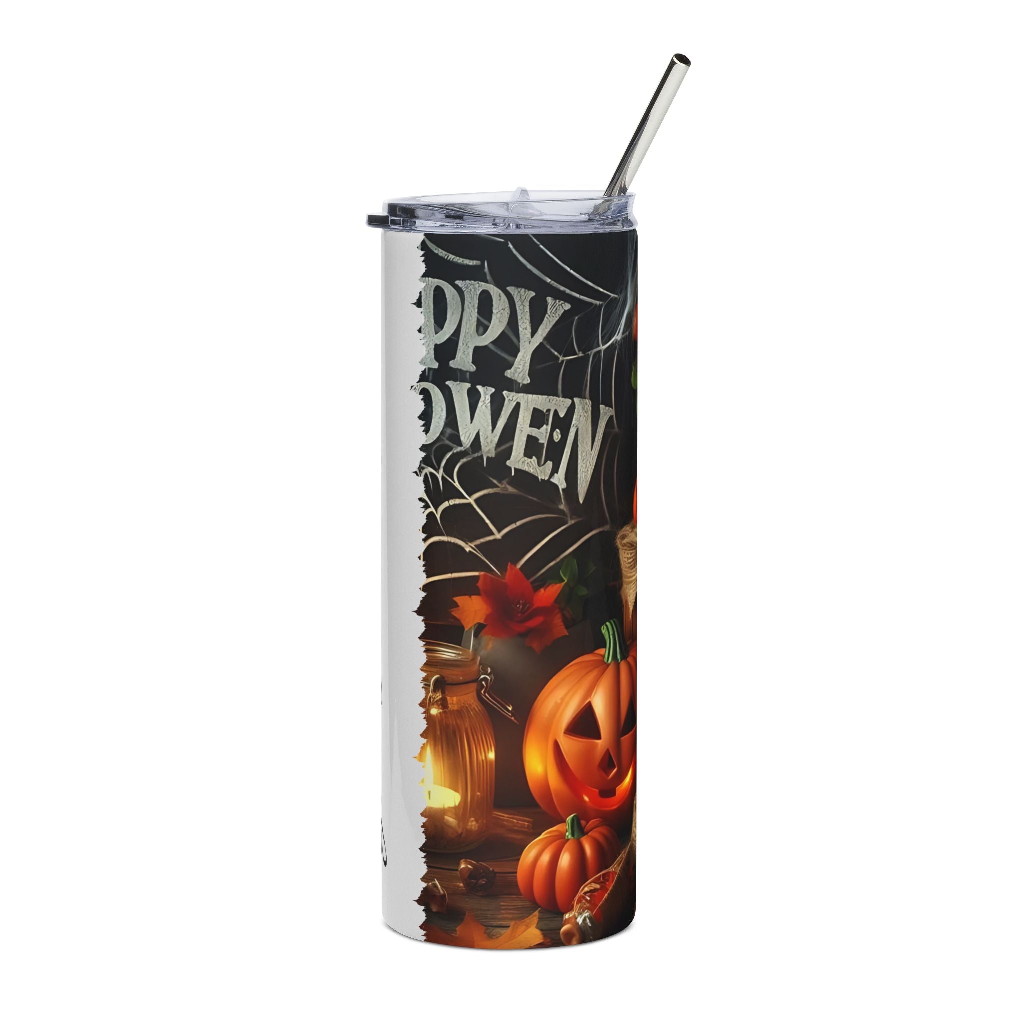 Personalized Halloween Gnome Tumbler | Custom 20oz Stainless Steel Drinkware, Gift for Fall, Spooky Season, Home Decor, Treat Yourself