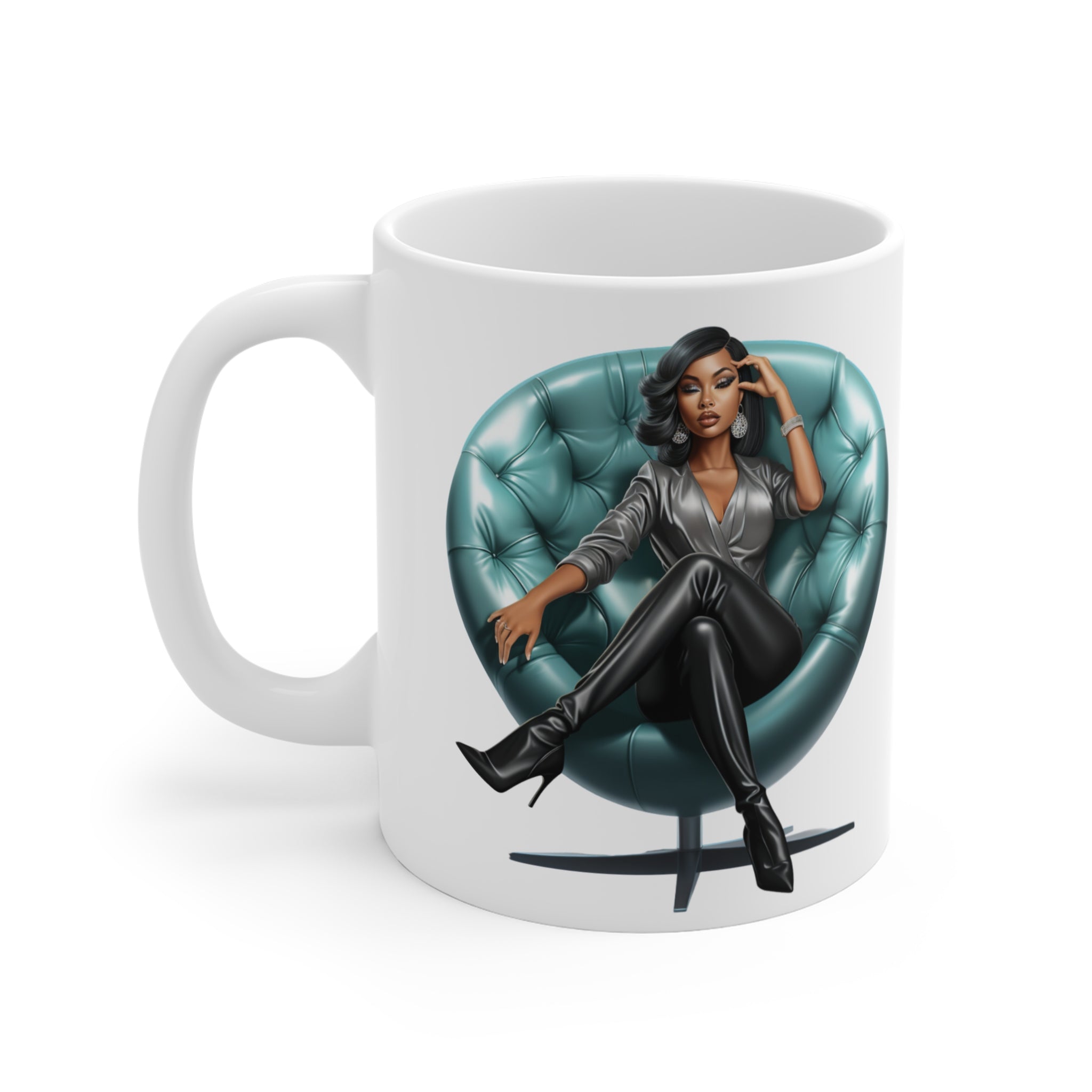 Hustle & Queen Mug, Empowerment Coffee Cup, Inspirational Gift, Boss Lady Mug, Motivational Drinkware.