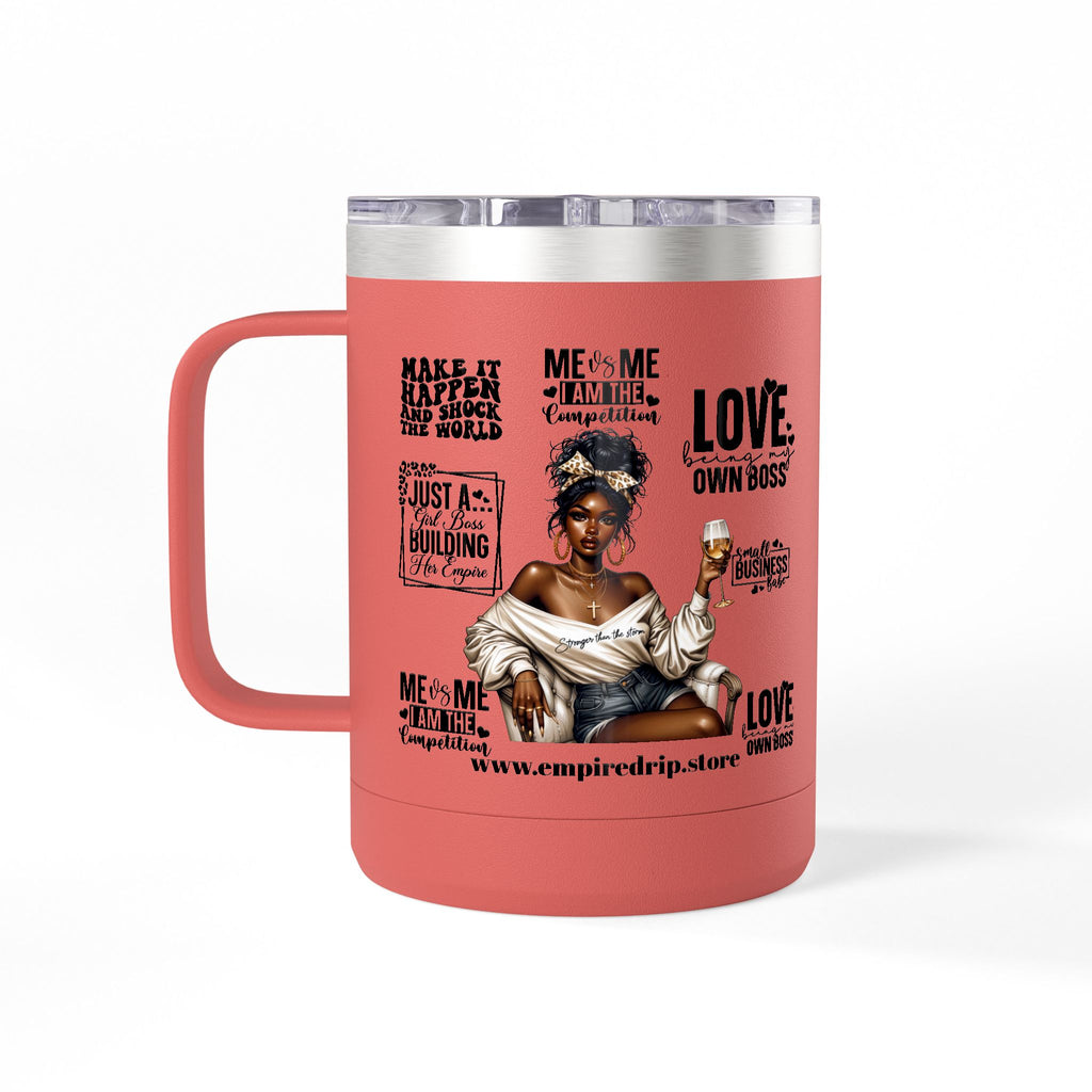 Stronger Then The Storm The Dream Is Here -Themed Coffee Mug Tumbler, 15oz - Perfect Gift.