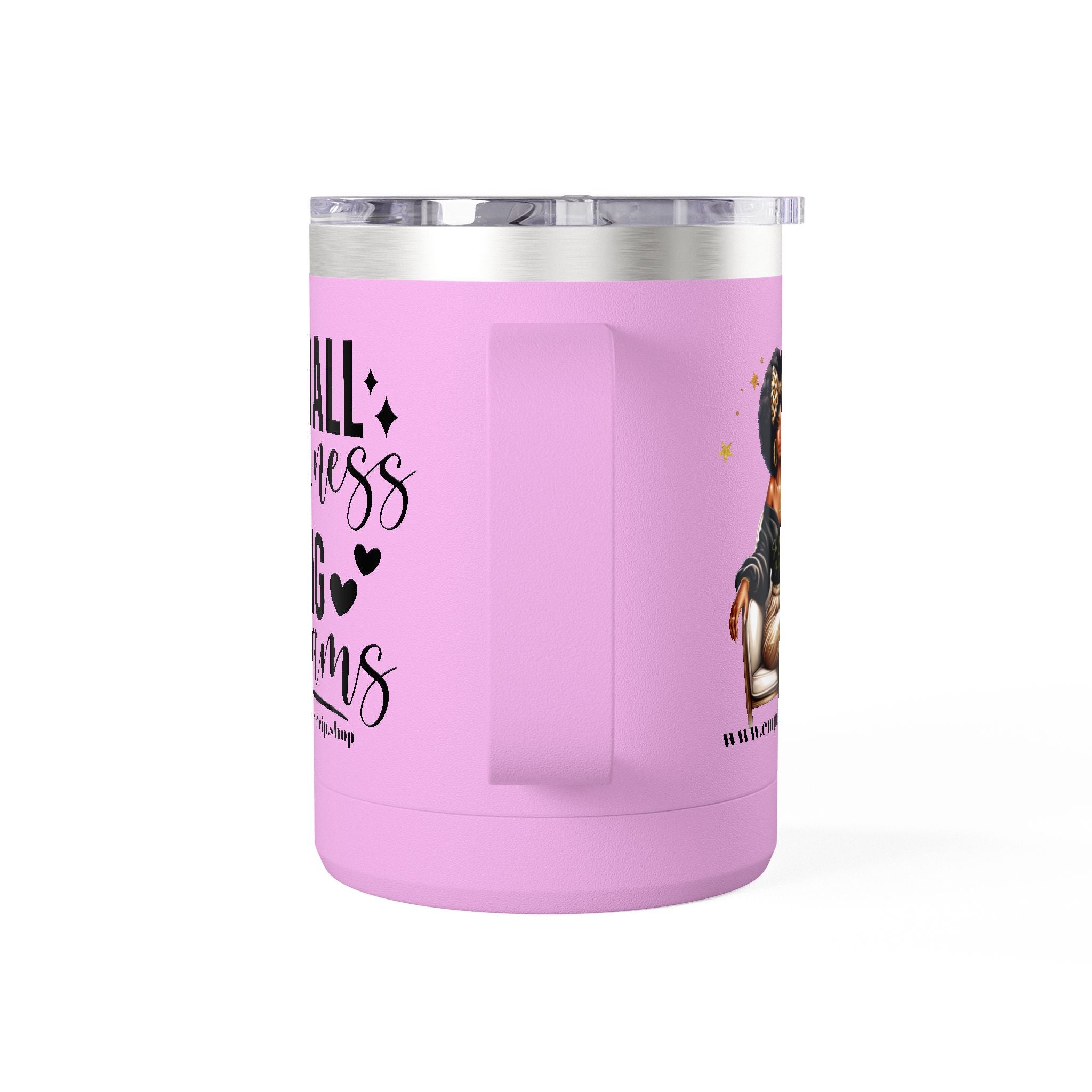 Inspirational Coffee Mug Tumbler, Small Business Big Dreams.