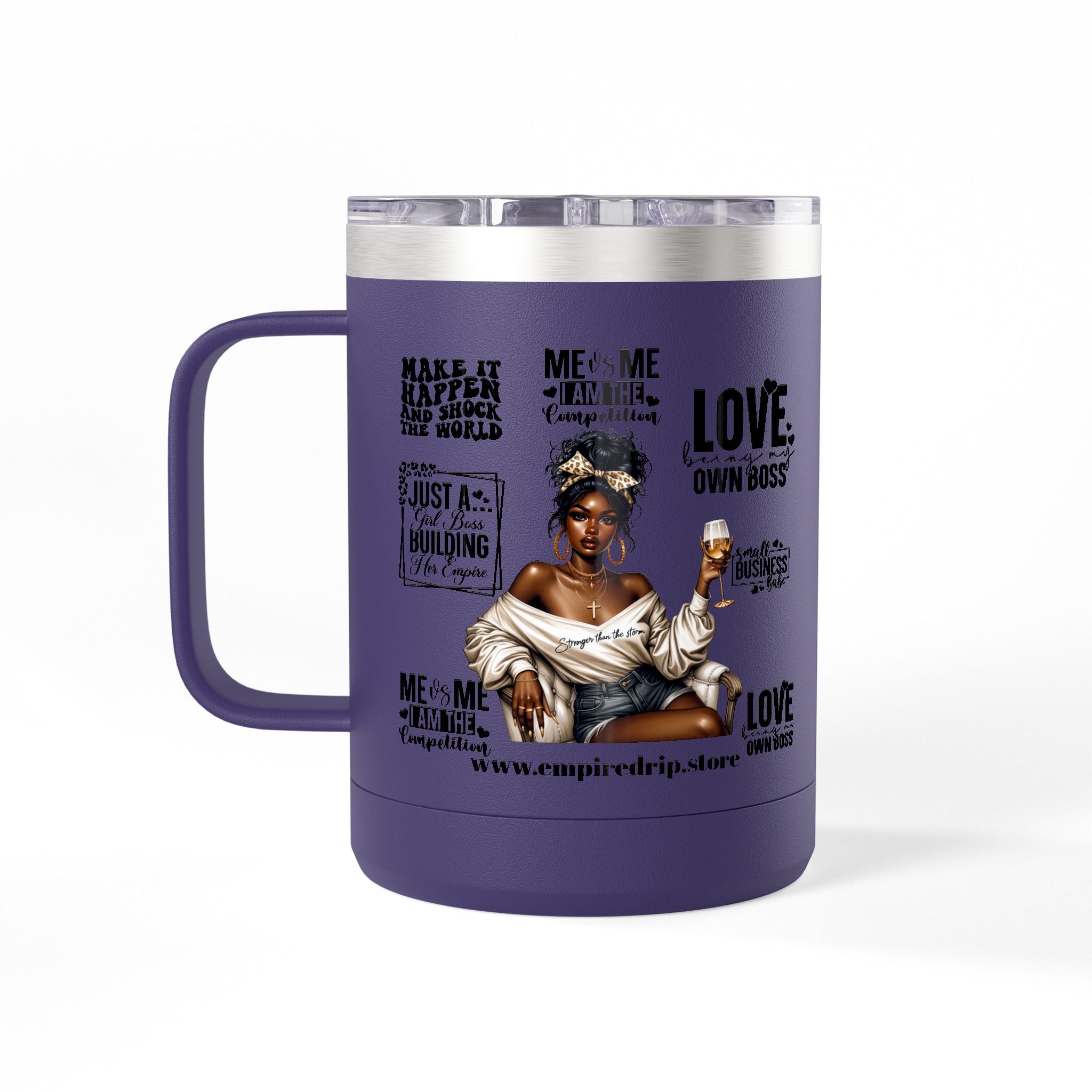 Stronger Then The Storm The Dream Is Here -Themed Coffee Mug Tumbler, 15oz - Perfect Gift.