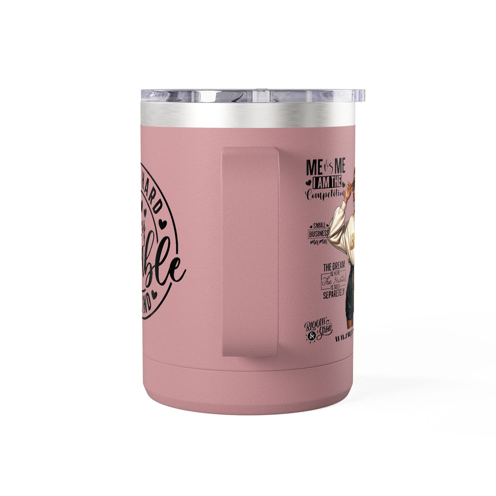 Work Hard Inspirational Coffee Mug Tumbler - Motivational Drinkware for Daily Inspiration.